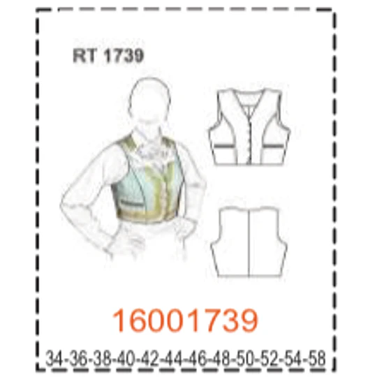 MOLDE TRAJES TIPICOS MUJER 2