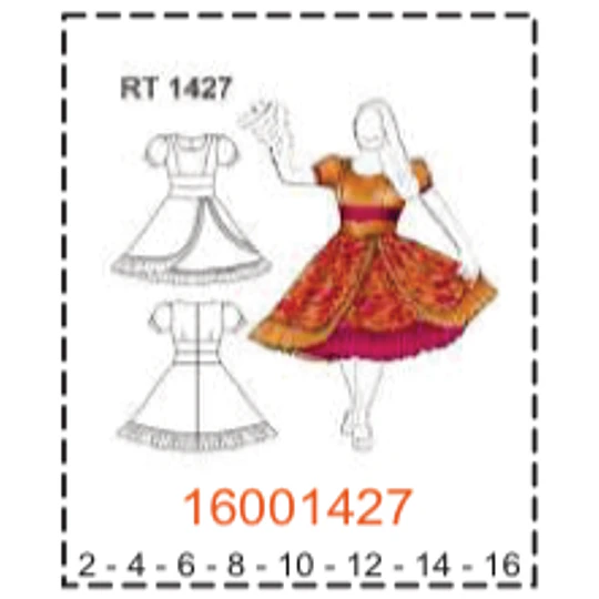 MOLDE TRAJES TIPICOS NIÑA - MUJER