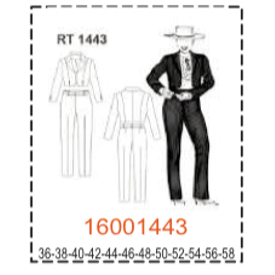 MOLDE TRAJES TIPICOS HOMBRE