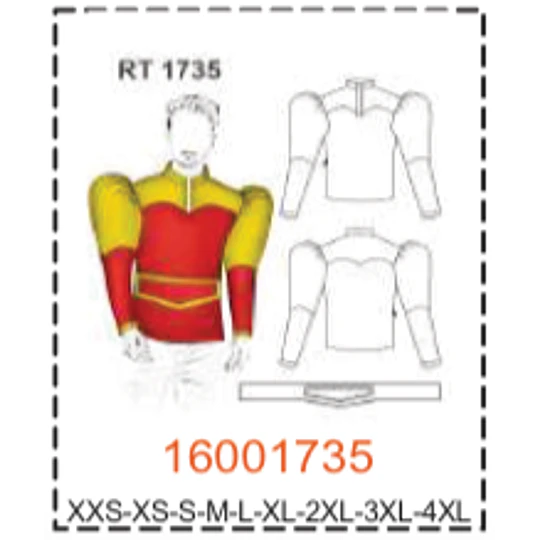 MOLDE TRAJES TIPICOS HOMBRE