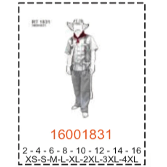MOLDE TRAJES TIPICOS HOMBRE