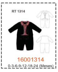 MOLDE TRAJES TIPICOS BEBE