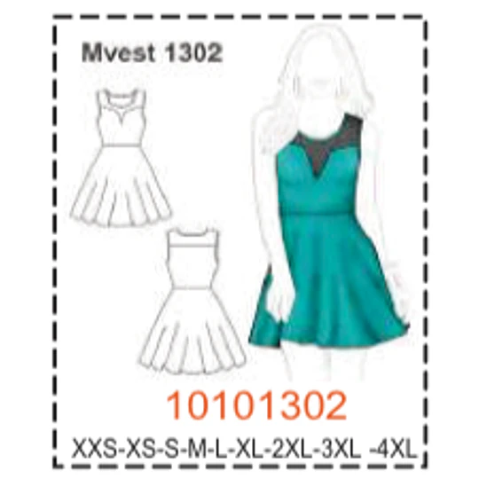 MOLDE  VESTIDOS - MUJER - 4