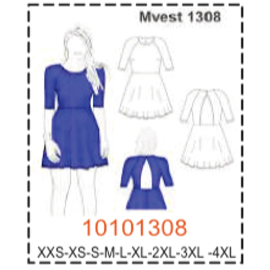 MOLDE  VESTIDOS - MUJER - 4