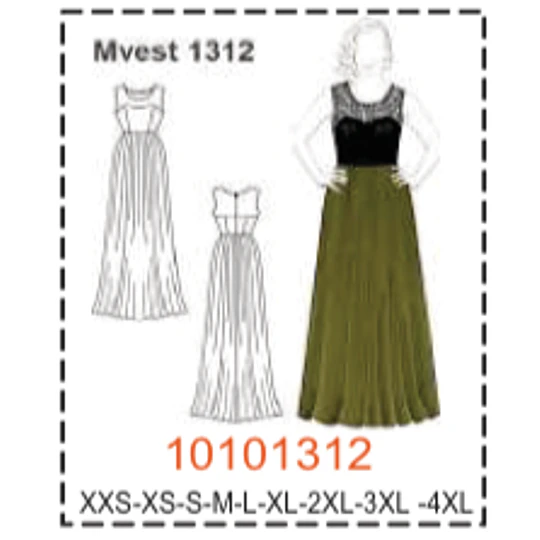 MOLDE  VESTIDOS - MUJER - 4