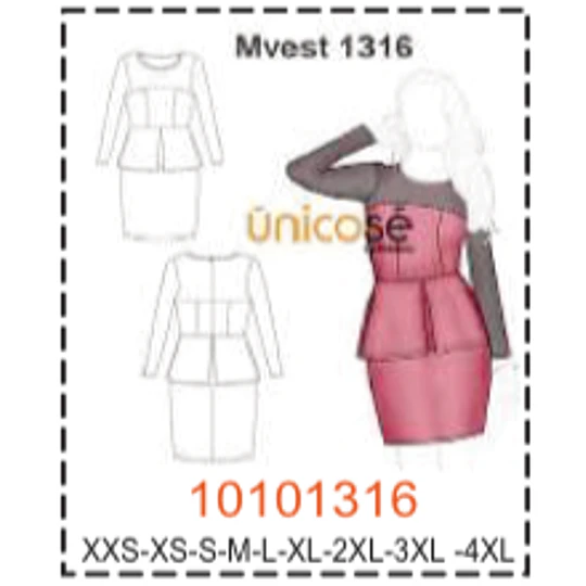 MOLDE  VESTIDOS - MUJER - 4