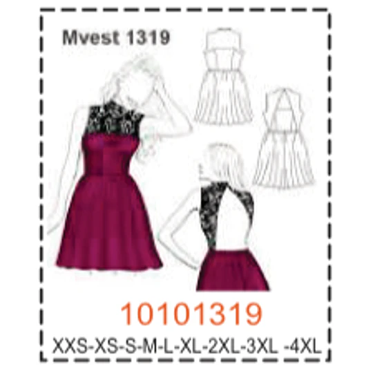 MOLDE  VESTIDOS - MUJER - 4