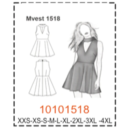 MOLDE VESTIDOS - MUJER - 5