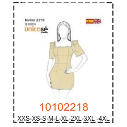MOLDE VESTIDOS - MUJER - 8