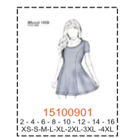 MOLDE VESTIDOS - NIÑA - MUJER