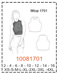 MOLDE TOPS - NIÑA - MUJER