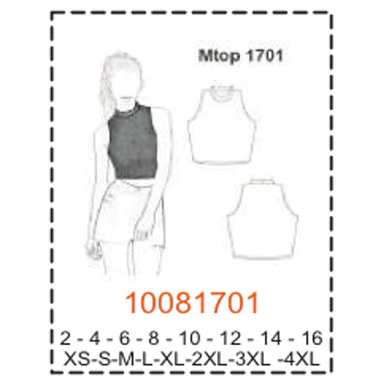 MOLDE TOPS - NIÑA - MUJER