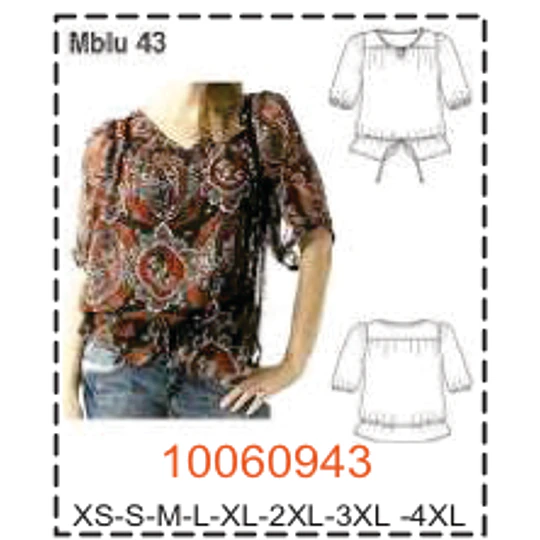 MOLDE BLUSAS - MUJER - 1