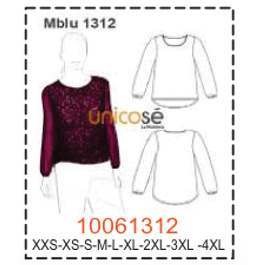 MOLDE BLUSAS - MUJER - 2