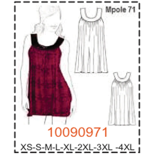 MOLDE POLERAS - MUJER - 2