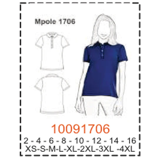 MOLDE POLERAS - NIÑA - MUJER