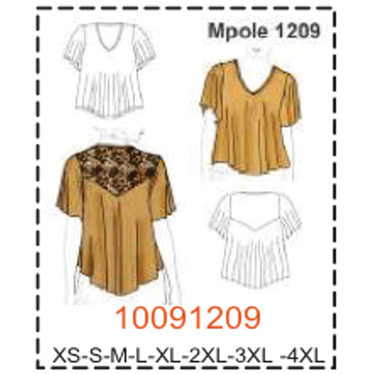 MOLDE POLERAS -  MUJER - 3