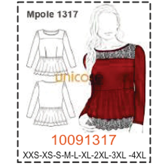 MOLDE POLERAS -  MUJER - 3