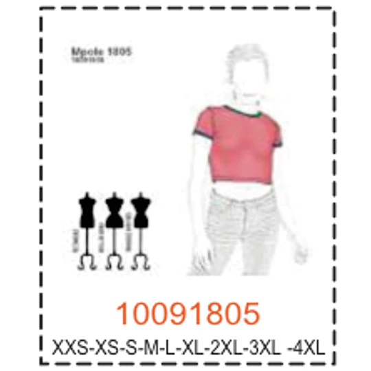 MOLDE POLERAS - MUJER - 4