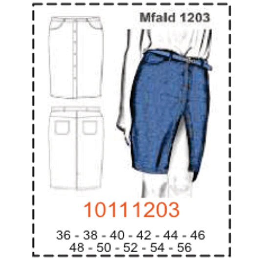 MOLDE FALDAS - MUJER - 2