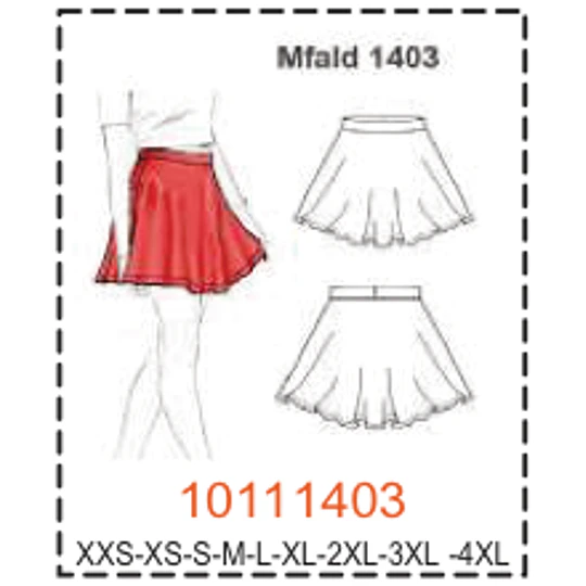 MOLDE FALDAS - MUJER - 2
