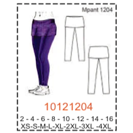 MOLDE PANTALONES - NIÑA - MUJER