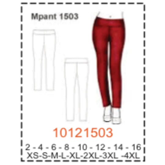 MOLDE PANTALONES - NIÑA - MUJER