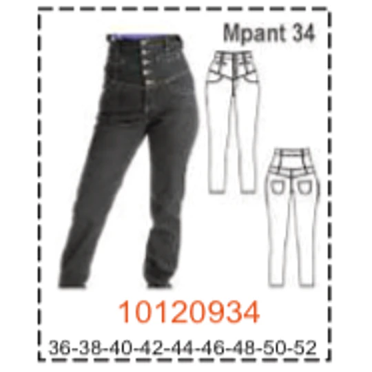 MOLDE PANTALONES - MUJER - 1
