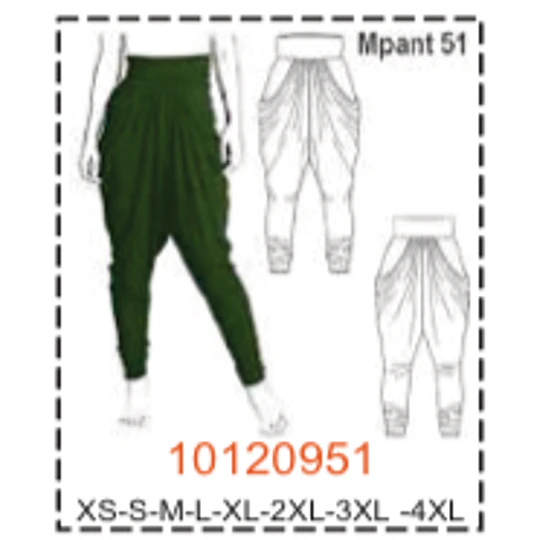 MOLDE PANTALONES MUJER - 2