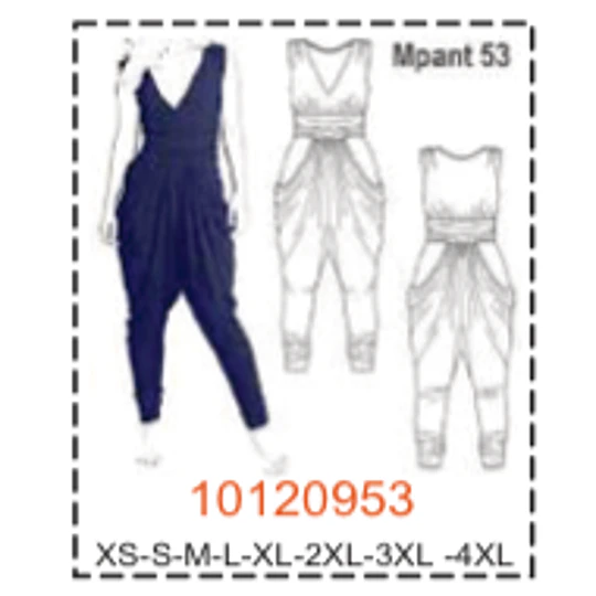 MOLDE PANTALONES MUJER - 2