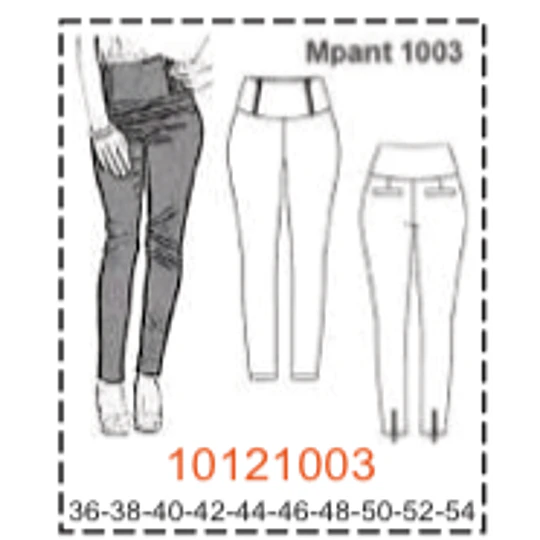 MOLDE PANTALONES MUJER - 2