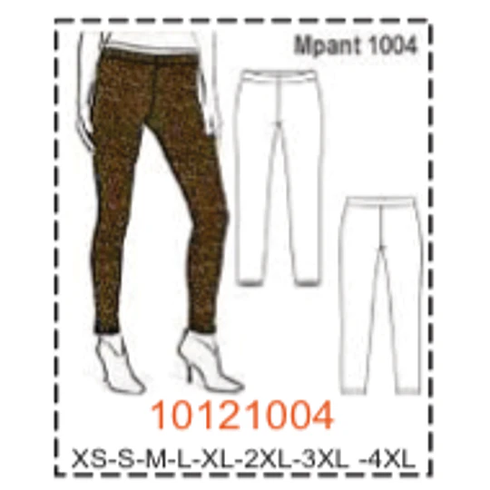 MOLDE PANTALONES MUJER - 2