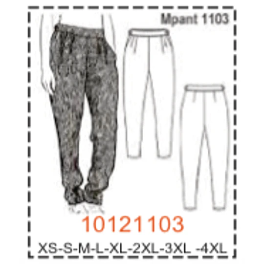 MOLDE PANTALONES MUJER - 2