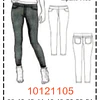 MOLDE PANTALONES MUJER - 2