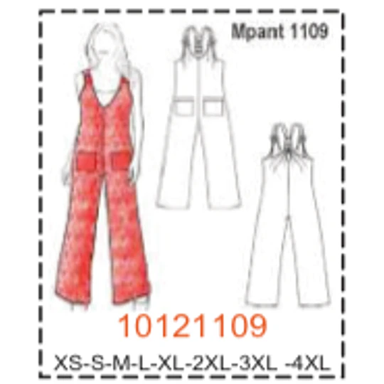 MOLDE PANTALONES MUJER - 2