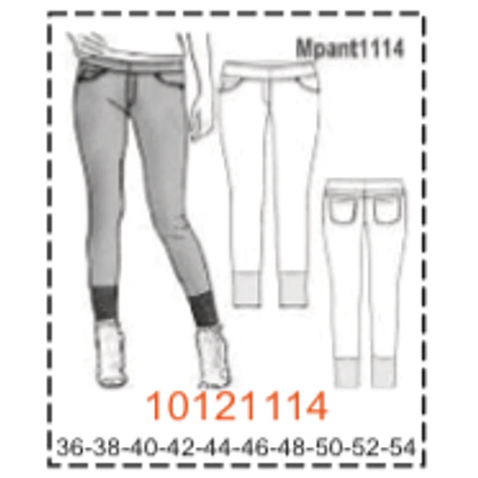 MOLDE PANTALONES MUJER - 2