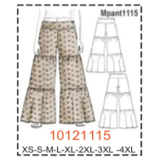 MOLDE PANTALONES MUJER - 2