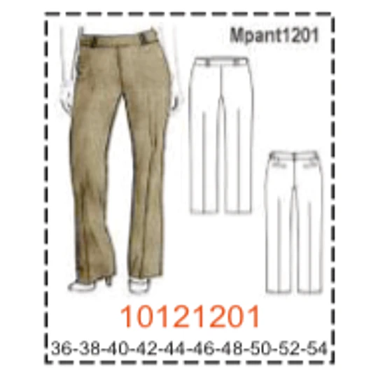 MOLDE PANTALONES MUJER - 2