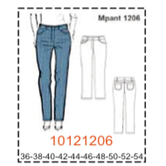 MOLDE PANTALONES MUJER - 2