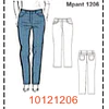 MOLDE PANTALONES MUJER - 2