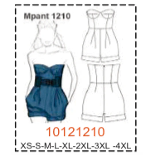 MOLDE PANTALONES MUJER - 2