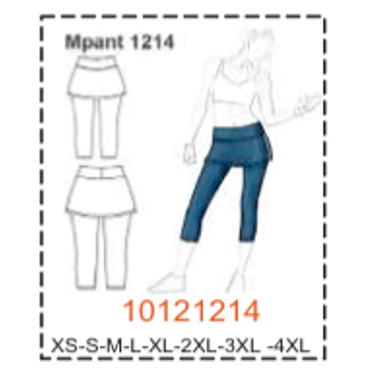 MOLDE PANTALONES MUJER - 2
