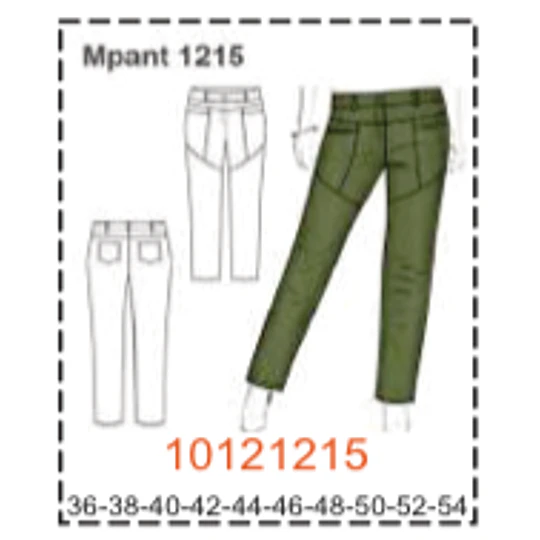 MOLDE PANTALONES MUJER - 2