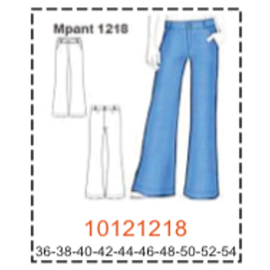 MOLDE PANTALONES MUJER - 2