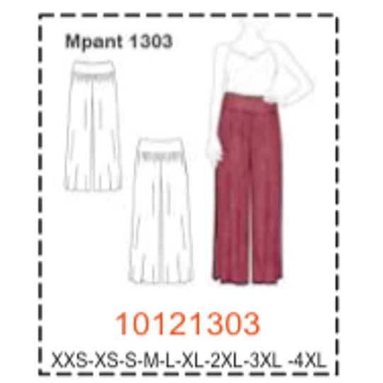 MOLDE PANTALONES MUJER - 3