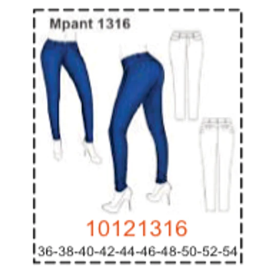 MOLDE PANTALONES MUJER - 3