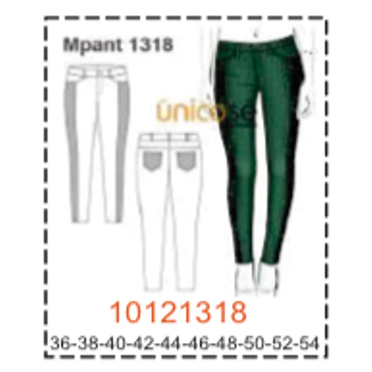 MOLDE PANTALONES MUJER - 3
