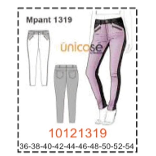 MOLDE PANTALONES MUJER - 3