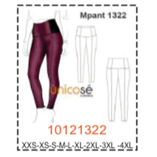 MOLDE PANTALONES MUJER - 3