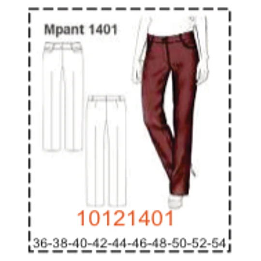 MOLDE PANTALONES MUJER - 3